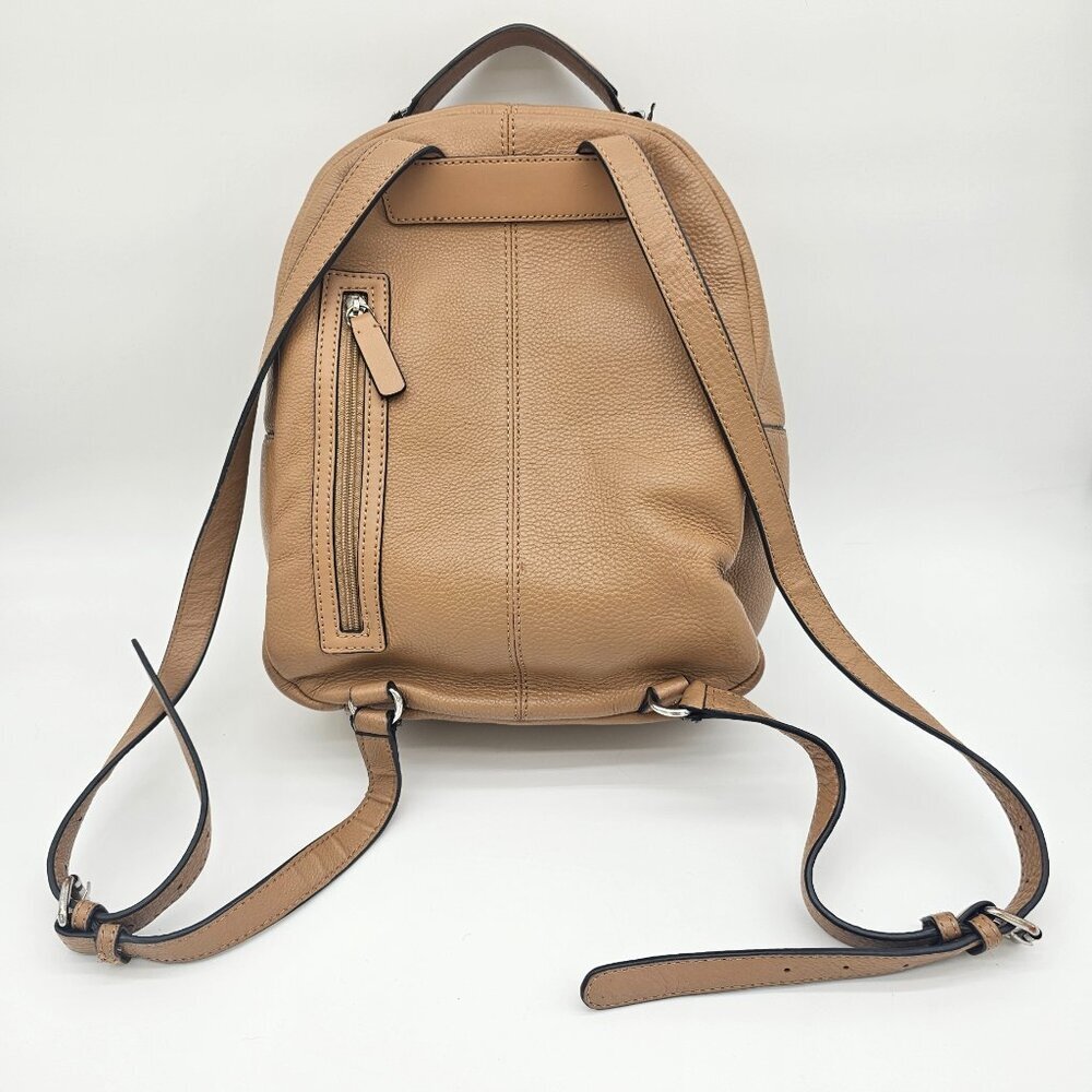 Calvin Klein Pebble Leather Small Backpack Tan – Repair Needed - Picture 2 of 16